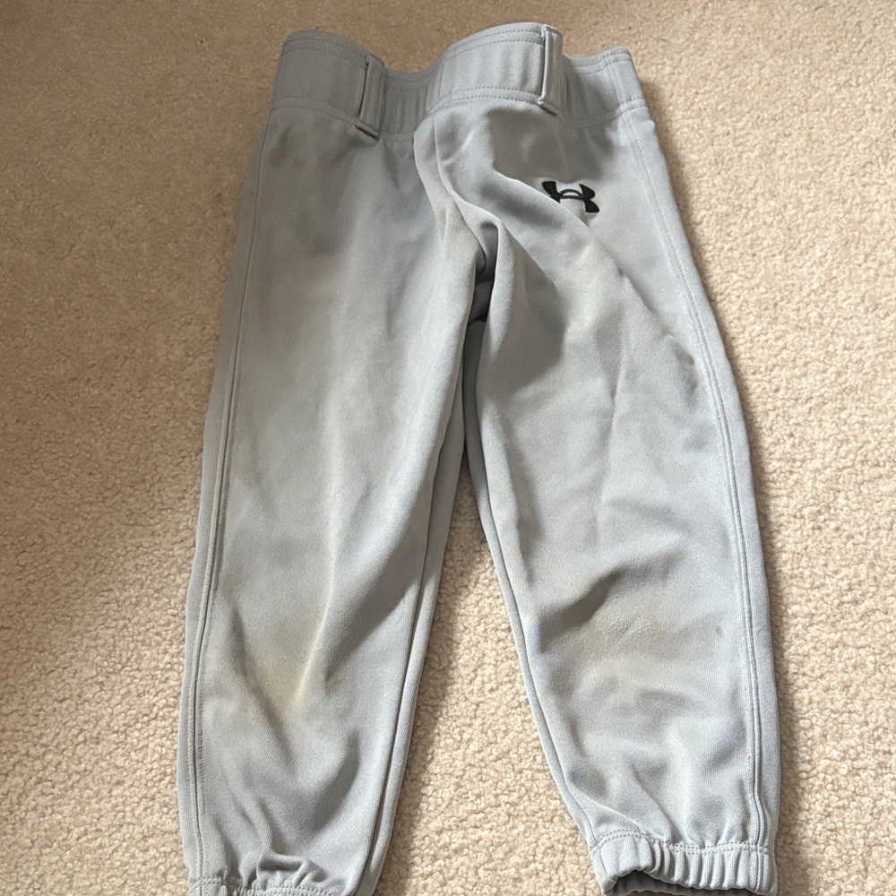 Under Armour Kids baseball pants Gray
